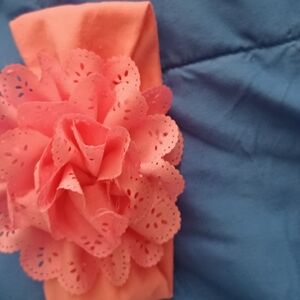 Pink Floral Kids Headband